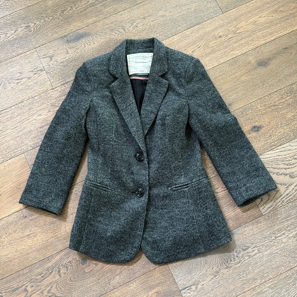Black Gray blazer